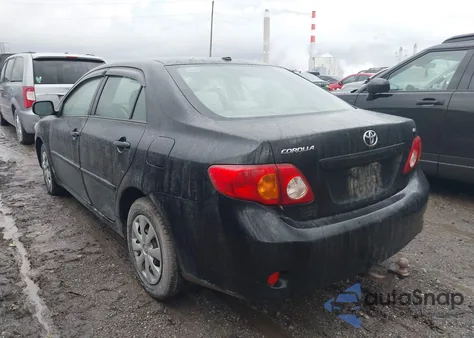 2009 Toyota Corolla Le из США, поврежденный, VIN JTDBL40E599034902